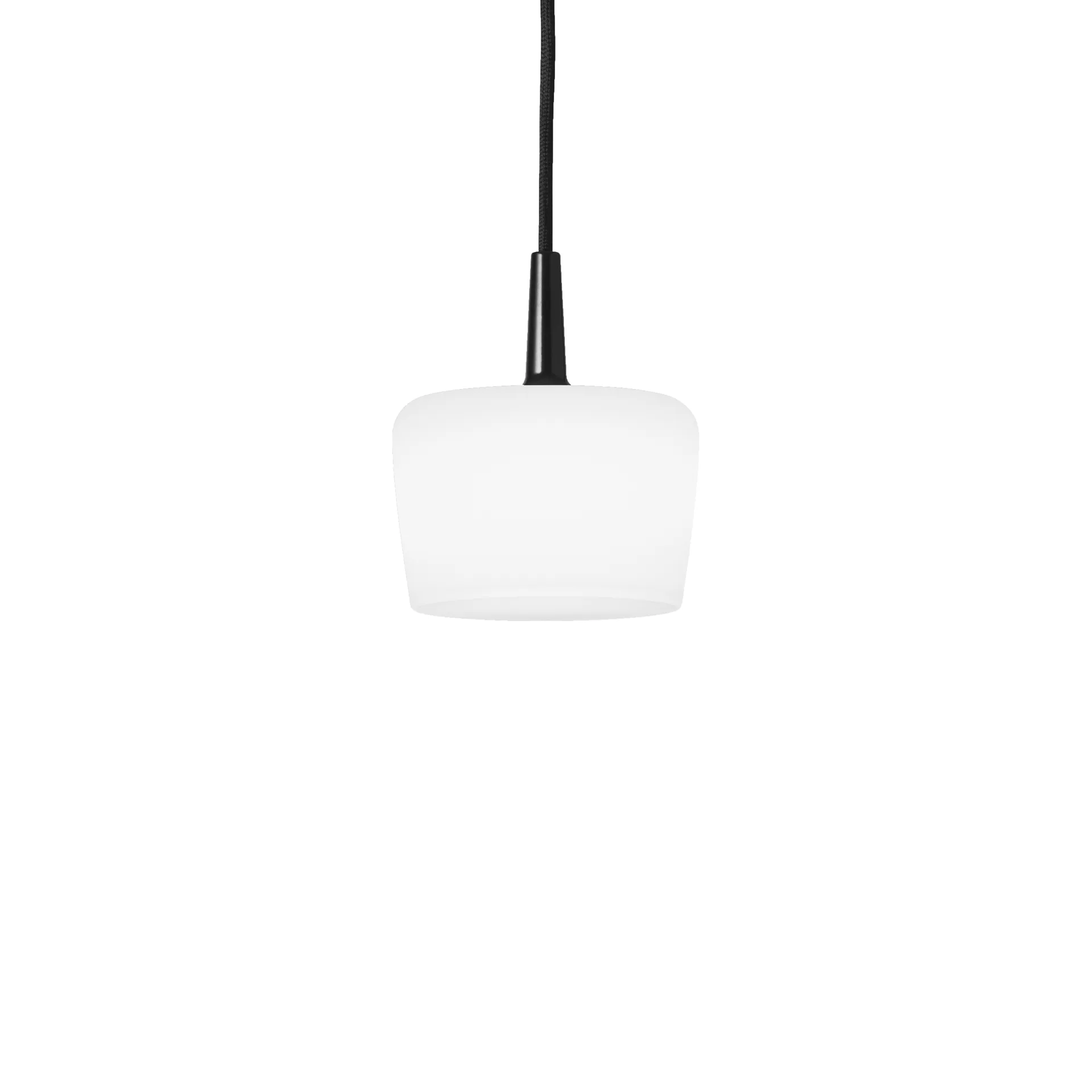 Riff Bowl pendant lamp, Black, large, led Ateljé Lyktan