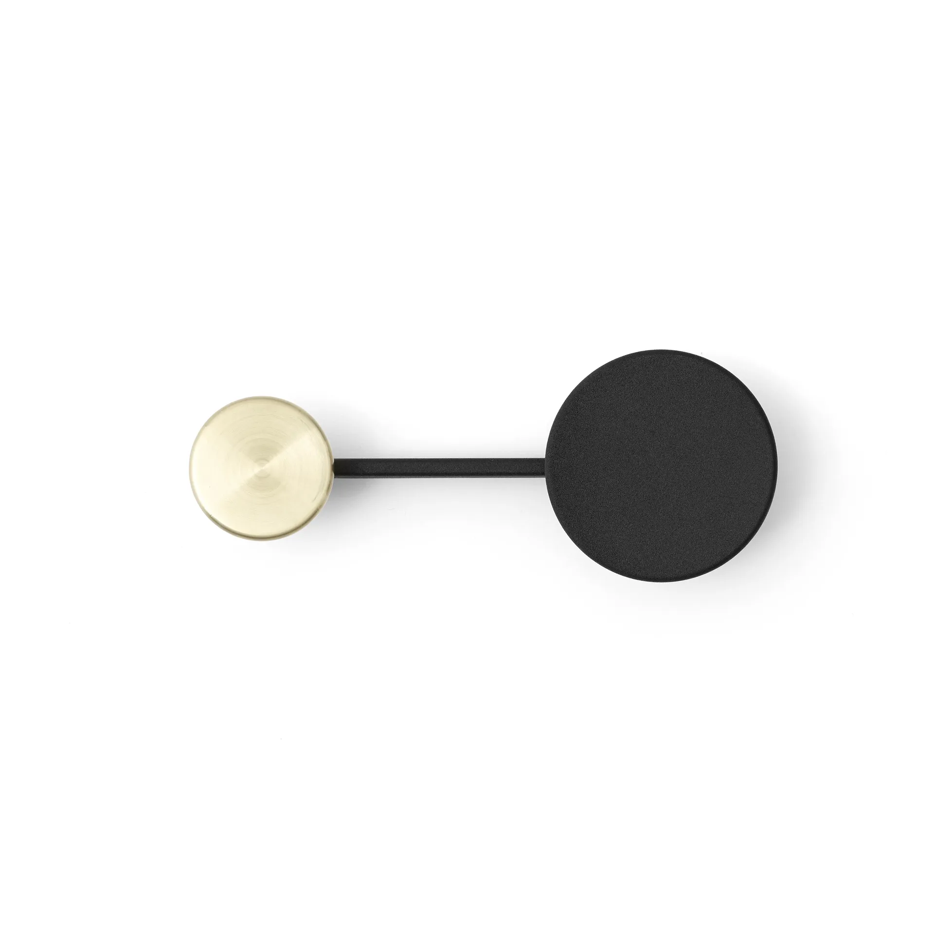 Afteroom clothes hanger small, Black-brass Audo Copenhagen
