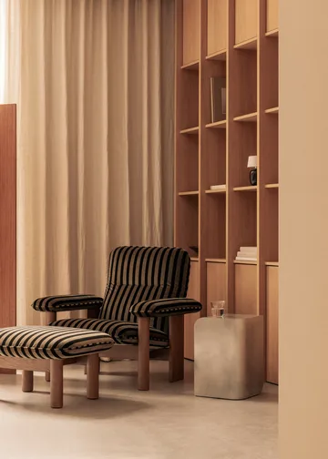 Brasilia armchair - Dark oak-Baru 0200 - Audo Copenhagen