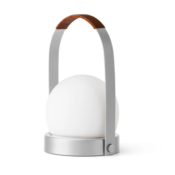 Carrie portable table lamp - Brushed aluminium - Audo Copenhagen