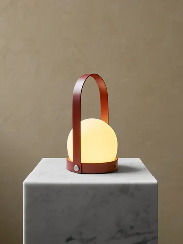 Carrie portable table lamp - Burned red - Audo Copenhagen