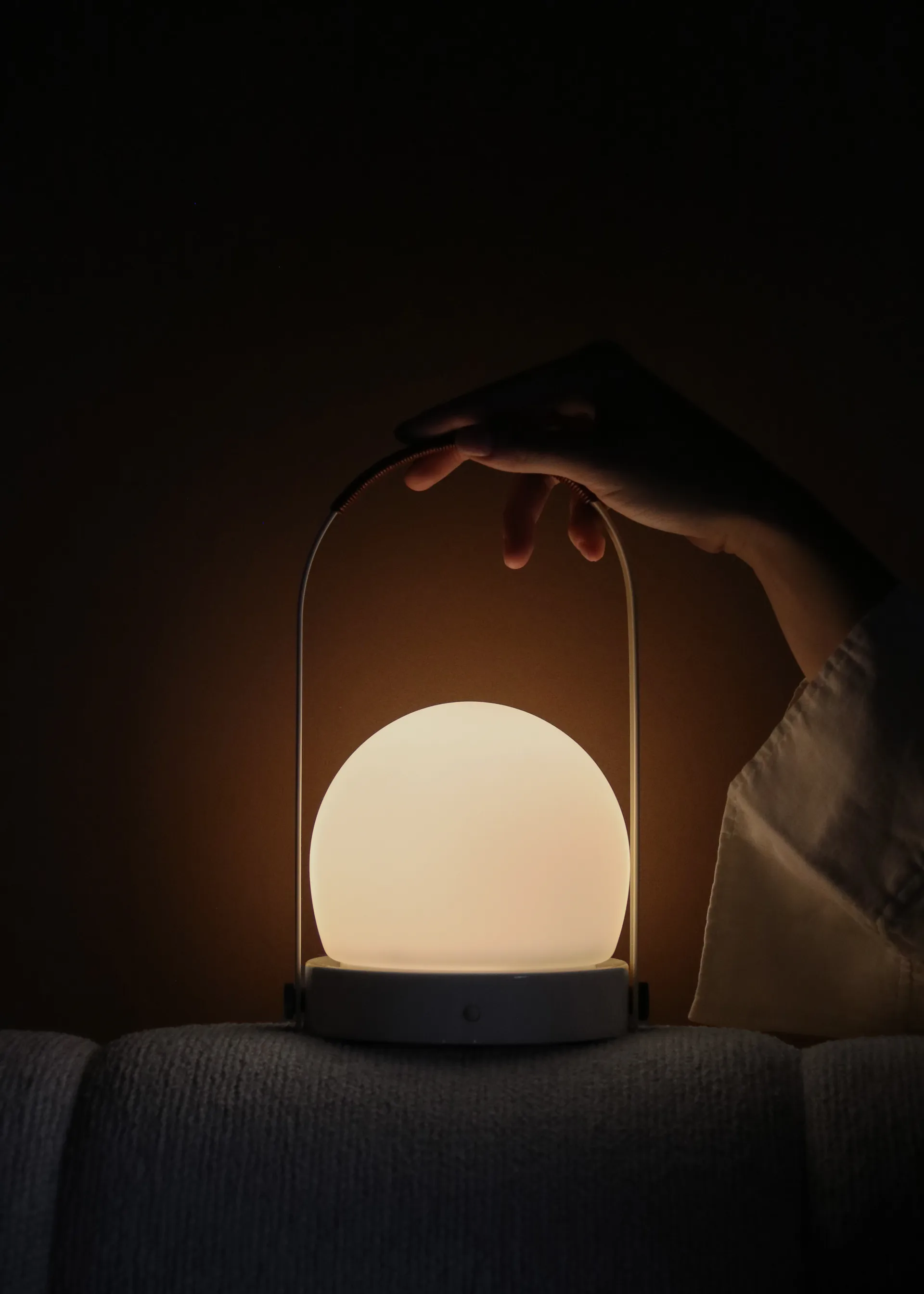Carrie portable table lamp, Ivory Audo Copenhagen