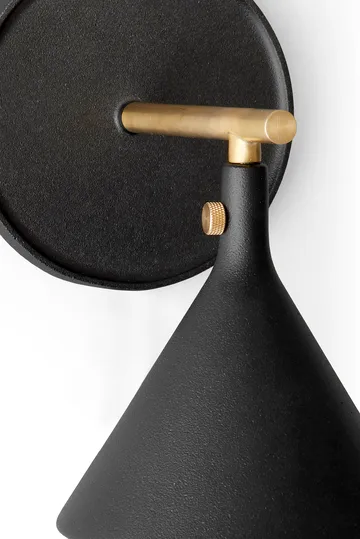 Cast Sconce wall lamp diffuser fast installation - Black - Audo Copenhagen