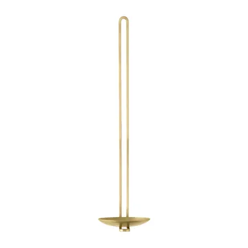 Clip candlestick wall 34 cm - Brass - Audo Copenhagen