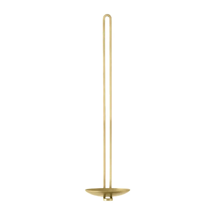Clip candlestick wall 34 cm - Brass - Audo Copenhagen