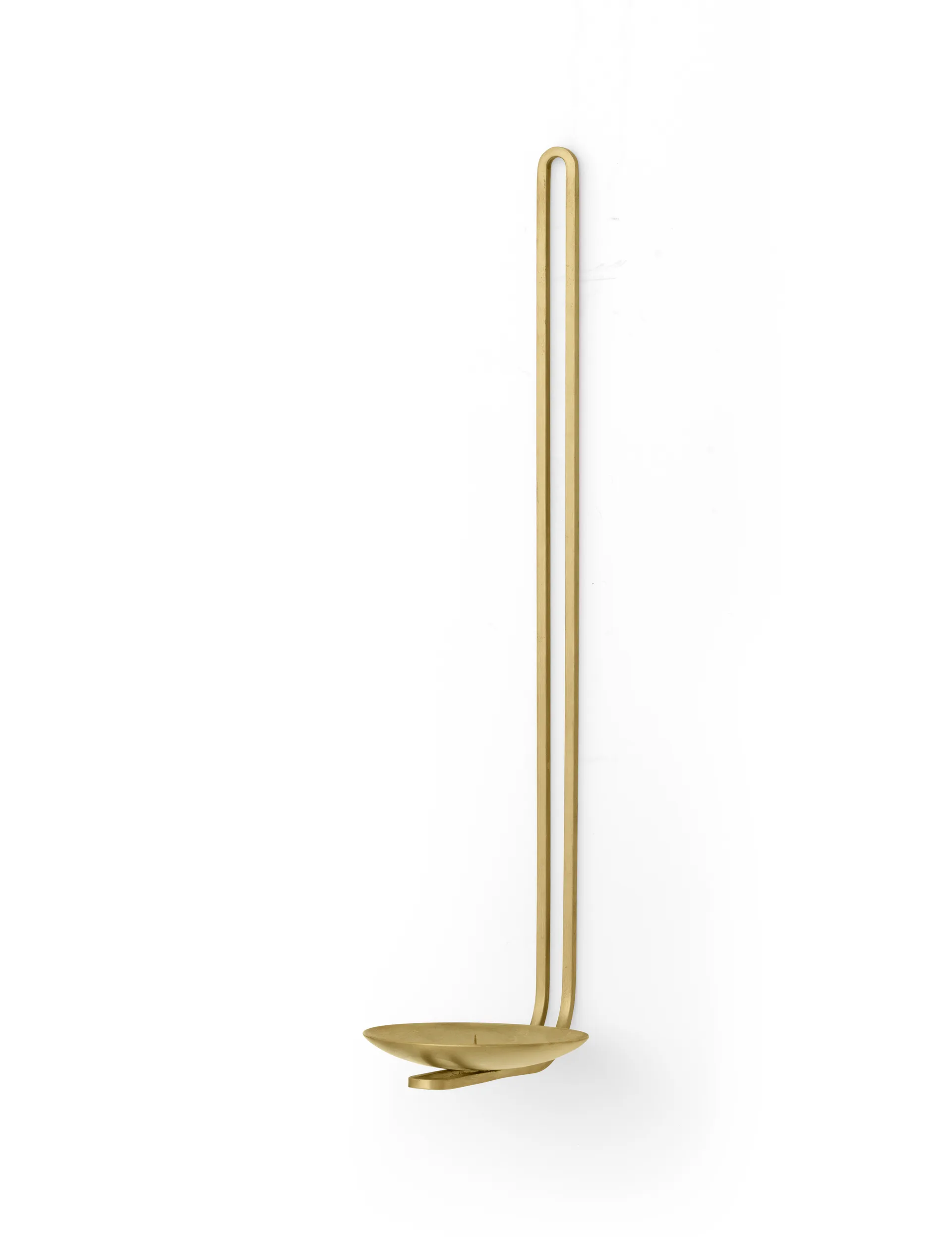 Clip candlestick wall 34 cm, Brass Audo Copenhagen