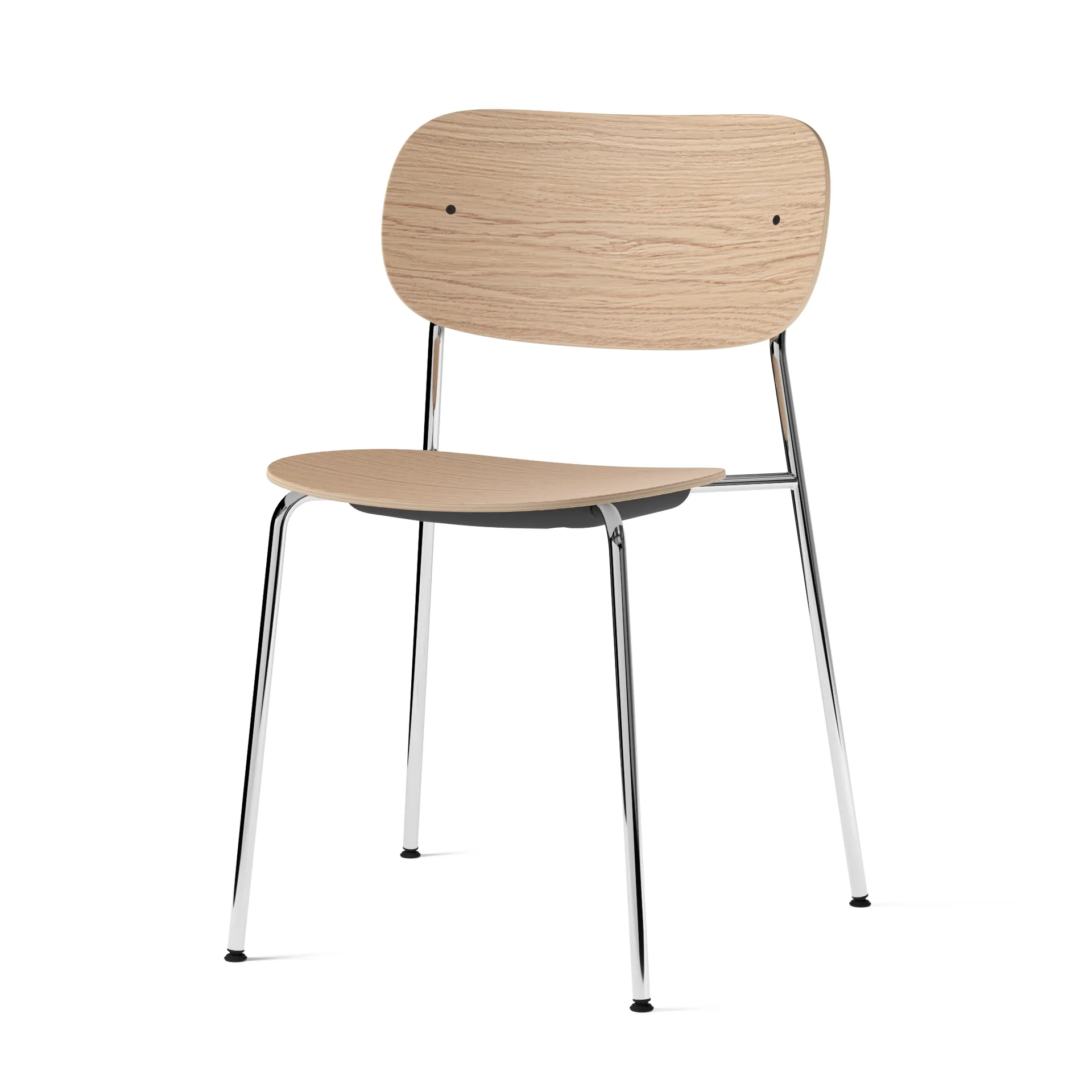 Co chair chromed legs, oak Audo Copenhagen
