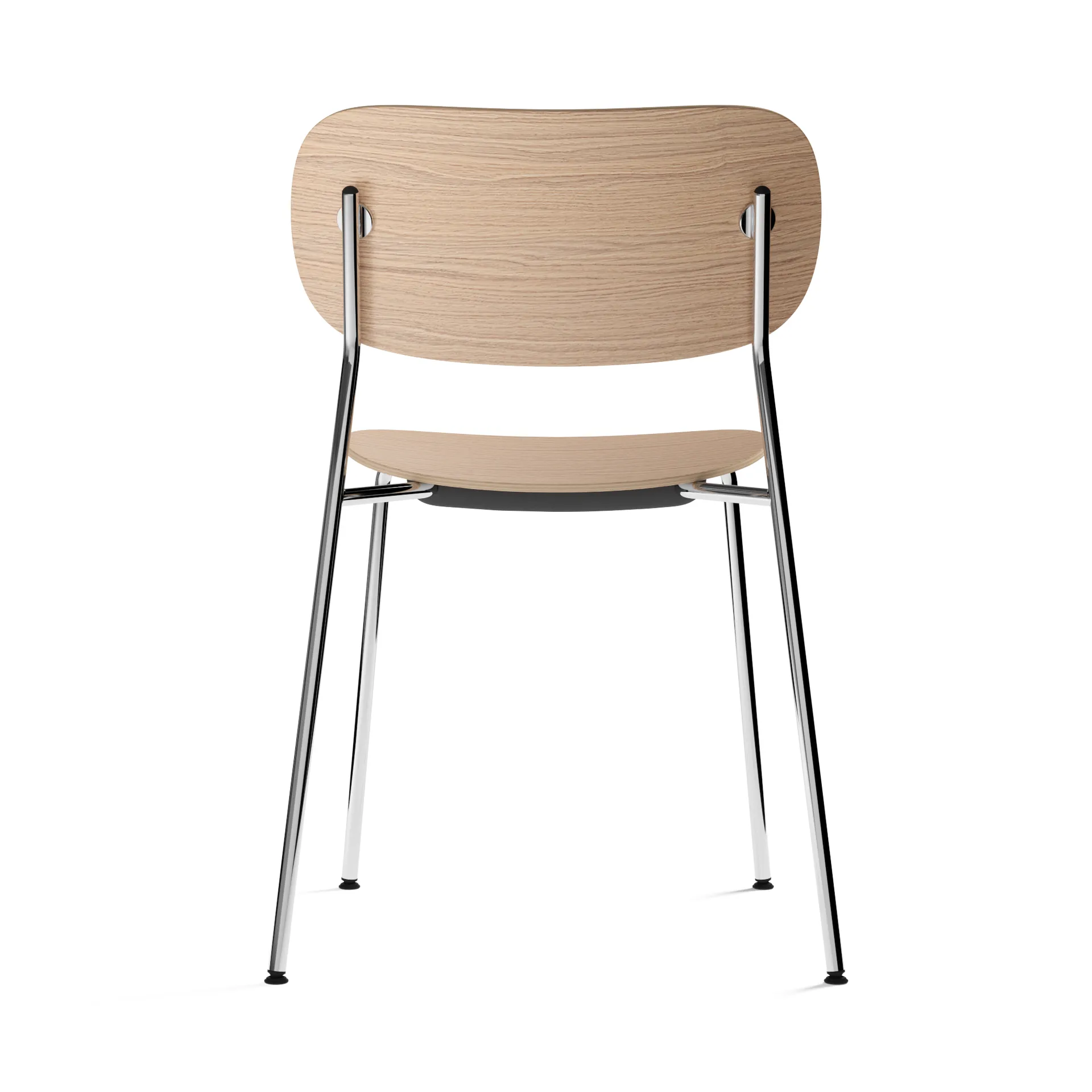 Co chair chromed legs, oak Audo Copenhagen