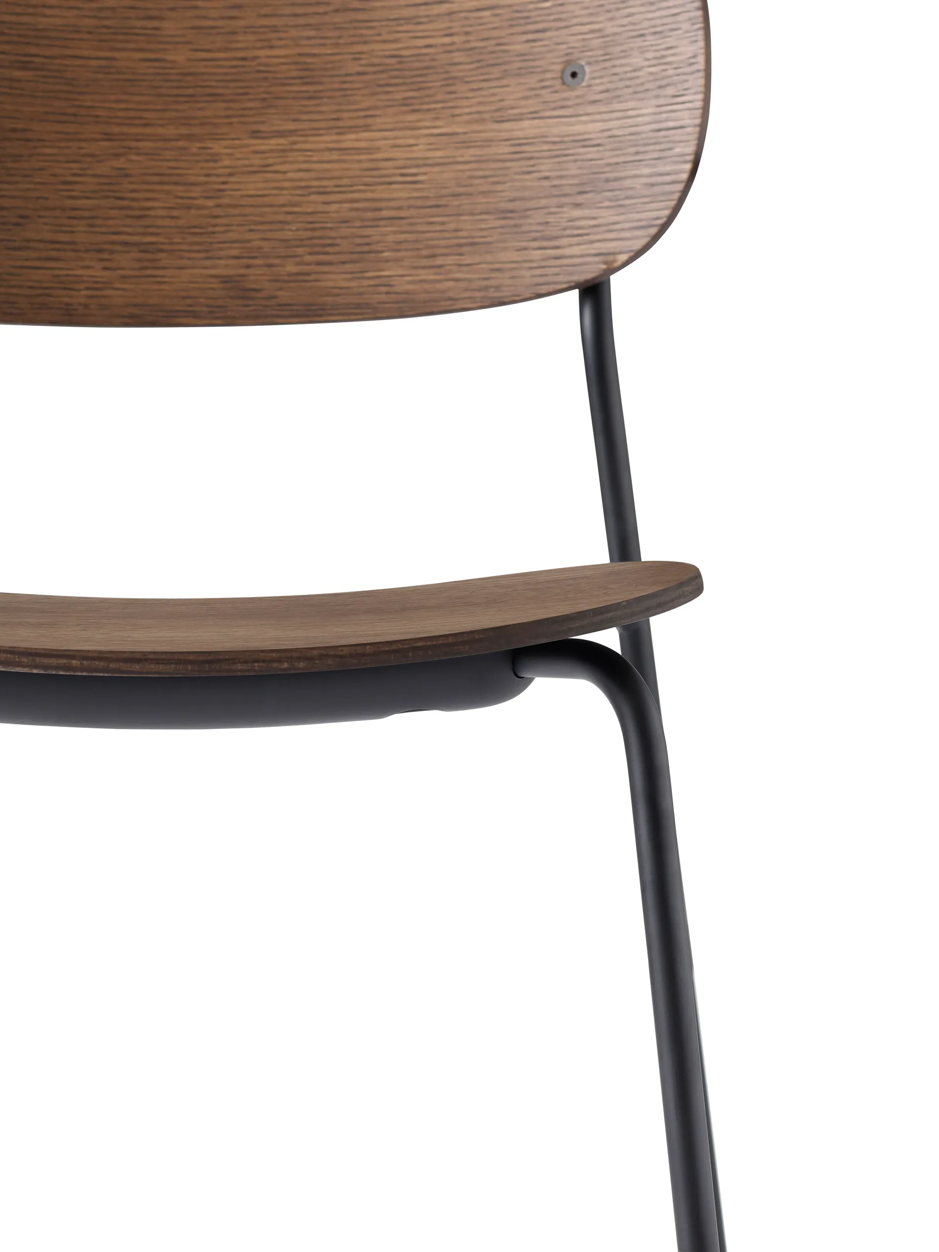 Co Chair dining chair with armrest, Dark stained oak Audo Copenhagen