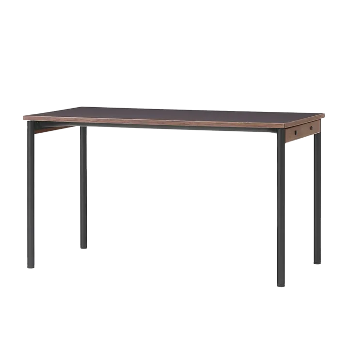 Co Table conference table 140x70cm - Black, laminate terra - Audo Copenhagen