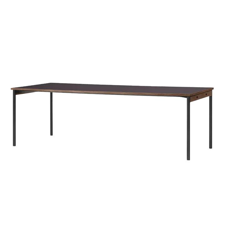 Co Table conference table 240x100cm - Black, laminate terra - Audo Copenhagen
