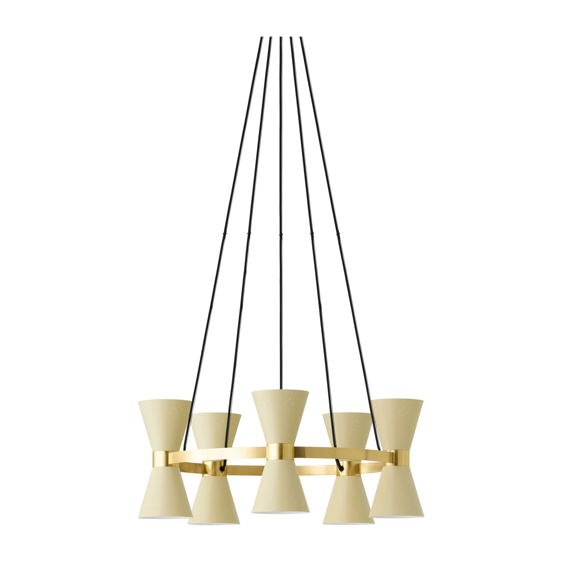 Collector chandelier 5, Crème Audo Copenhagen