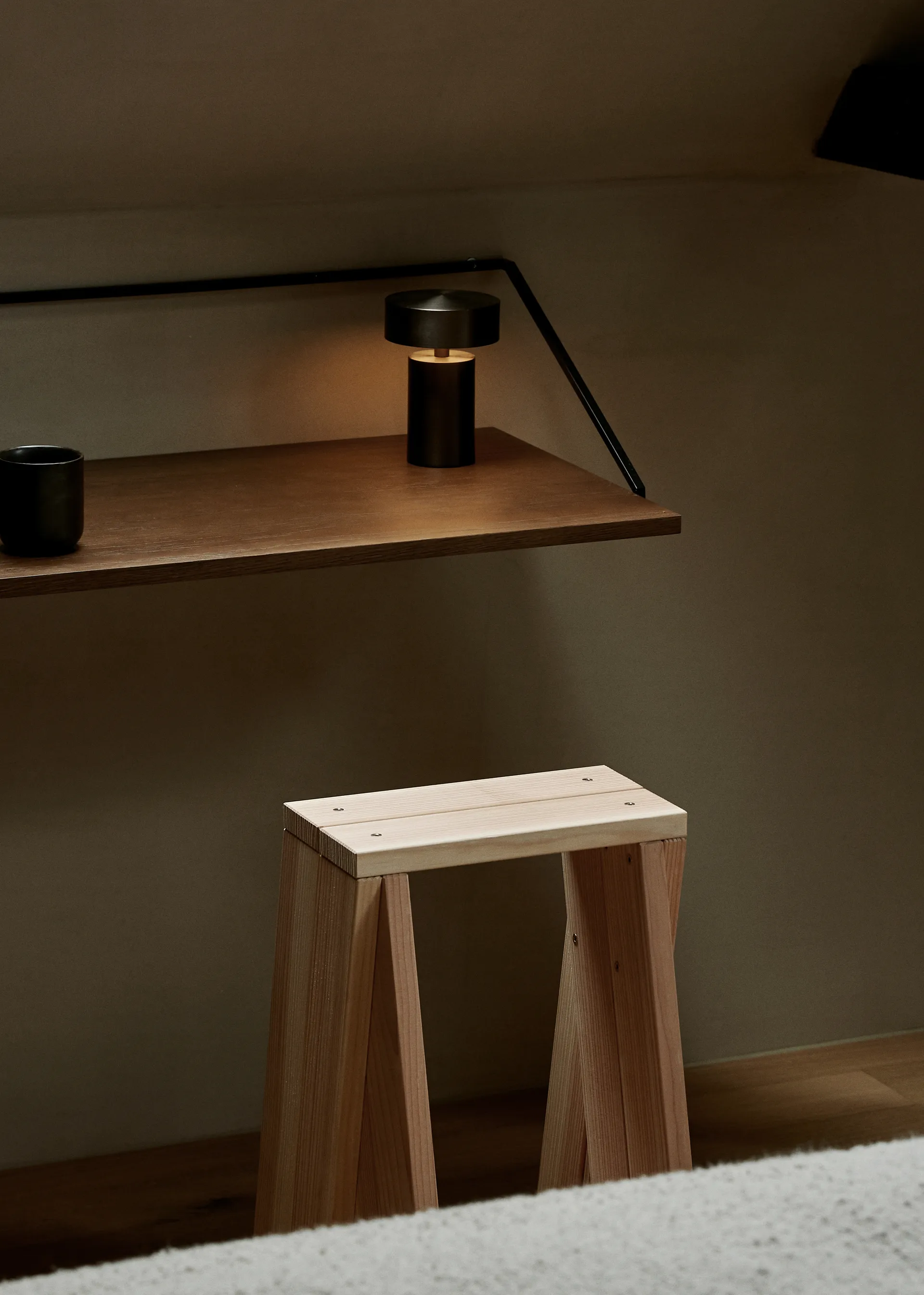 Column portable table lamp IP44, Bronze Audo Copenhagen