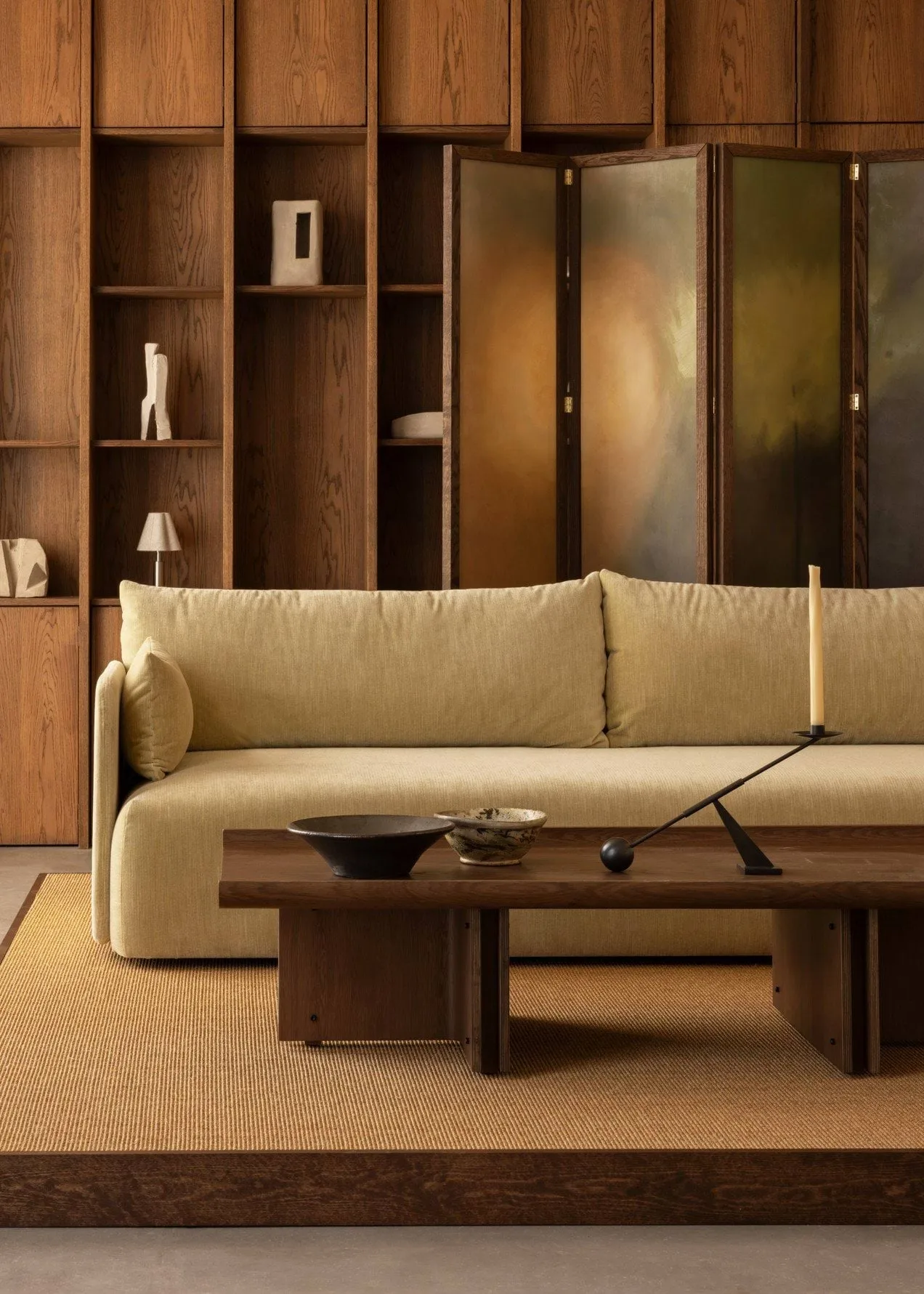 Conrad Lounge Table Oak, Dark stained oak, 149x74 cm Audo Copenhagen