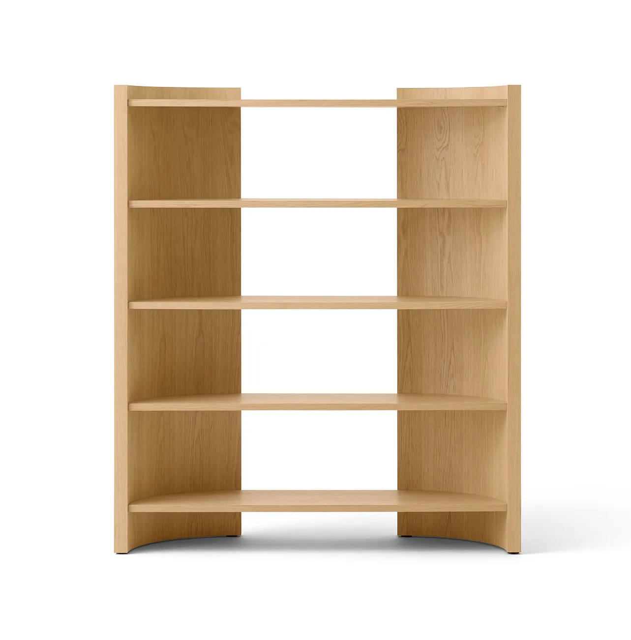 Crescent shelf, Untreated oak, 150x173 cm Audo Copenhagen