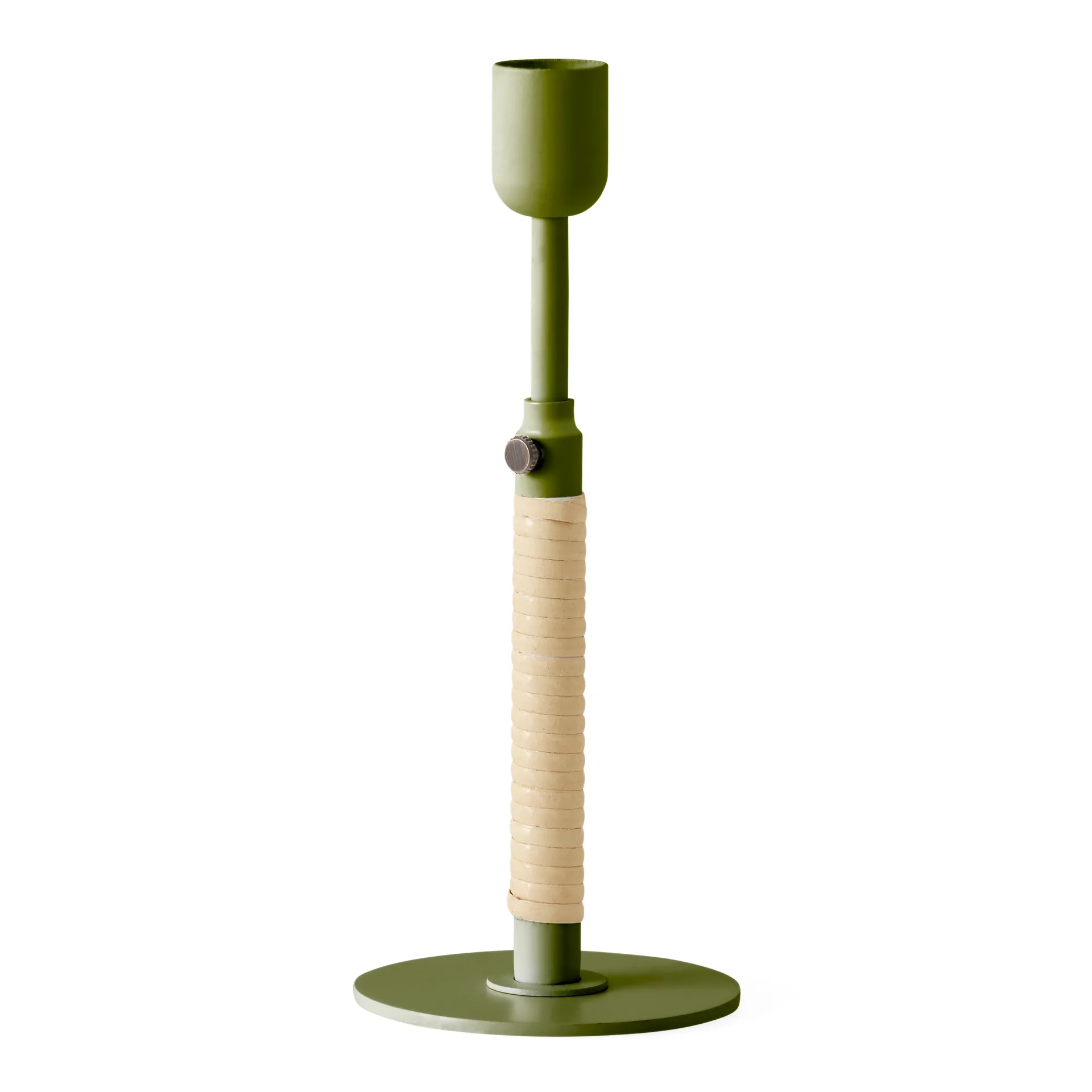 Duca candle sticks, Olive green Audo Copenhagen