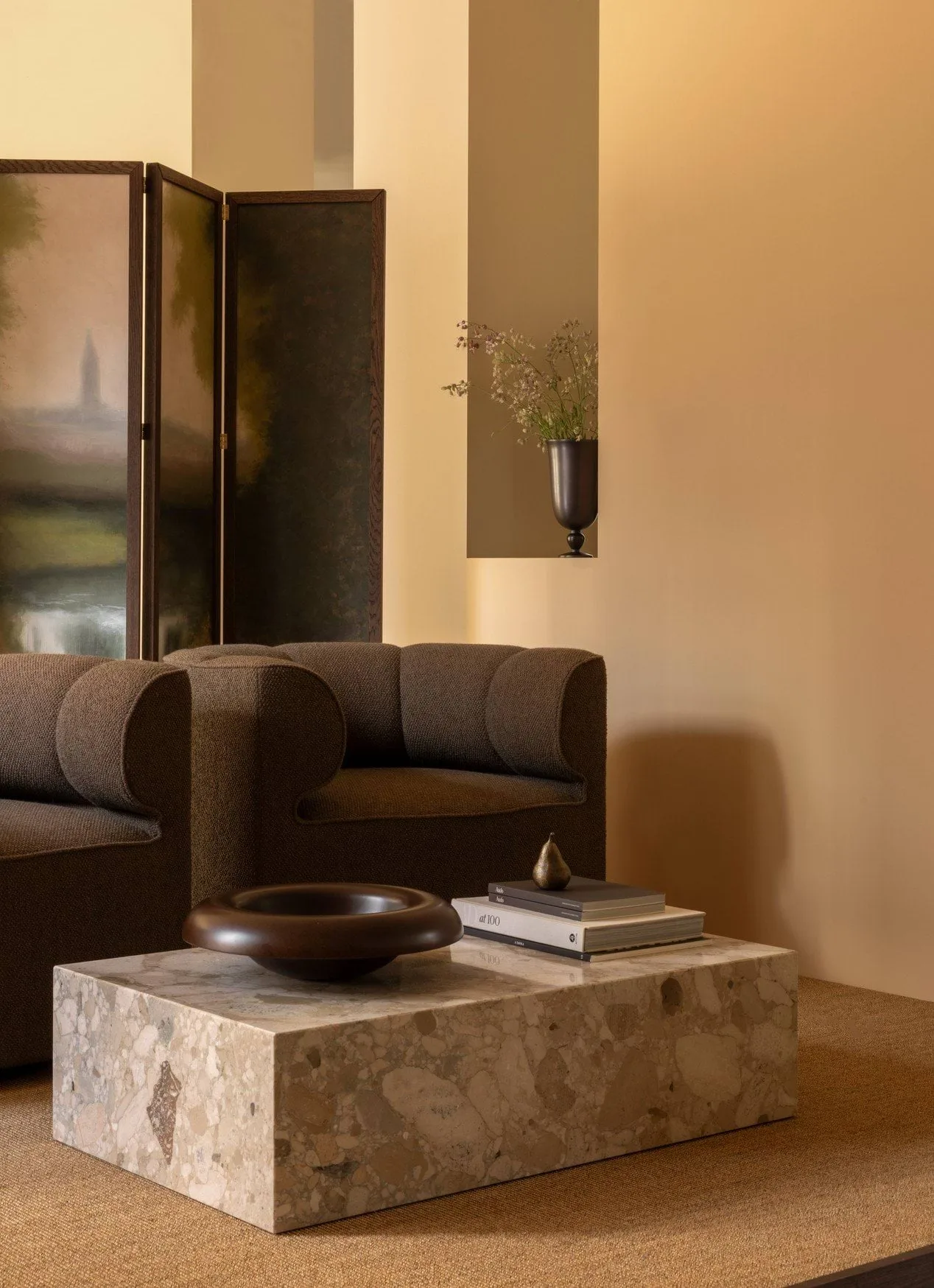 Eave Seamline lounge chair, Logan Fossil Audo Copenhagen