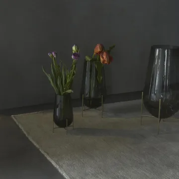 Échasse small vase - smoke-coloured glass - Audo Copenhagen