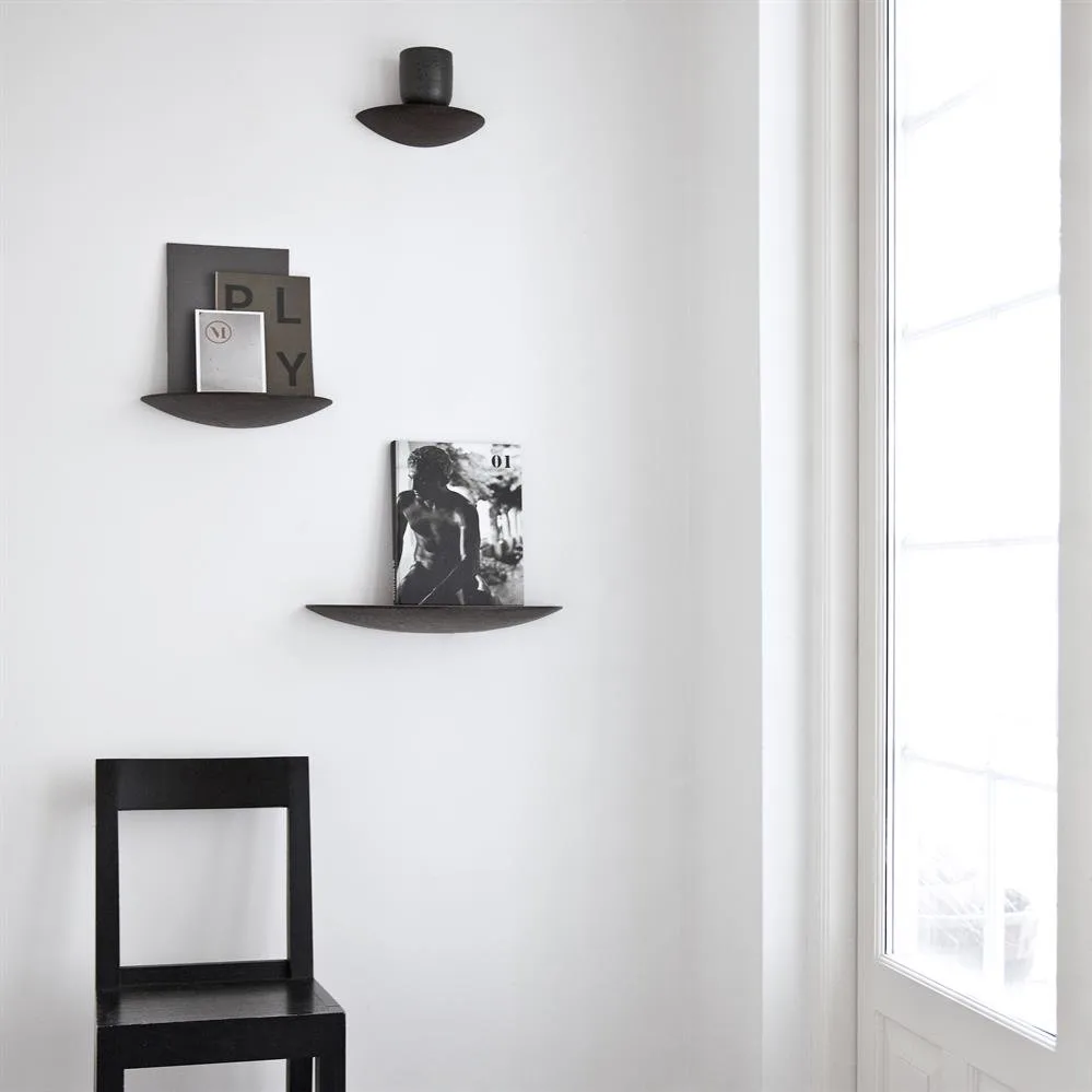 Gridy Fungi shelf black, small Audo Copenhagen