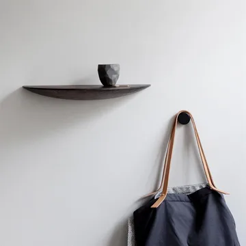 Gridy Fungi shelf dark oak - large - Audo Copenhagen