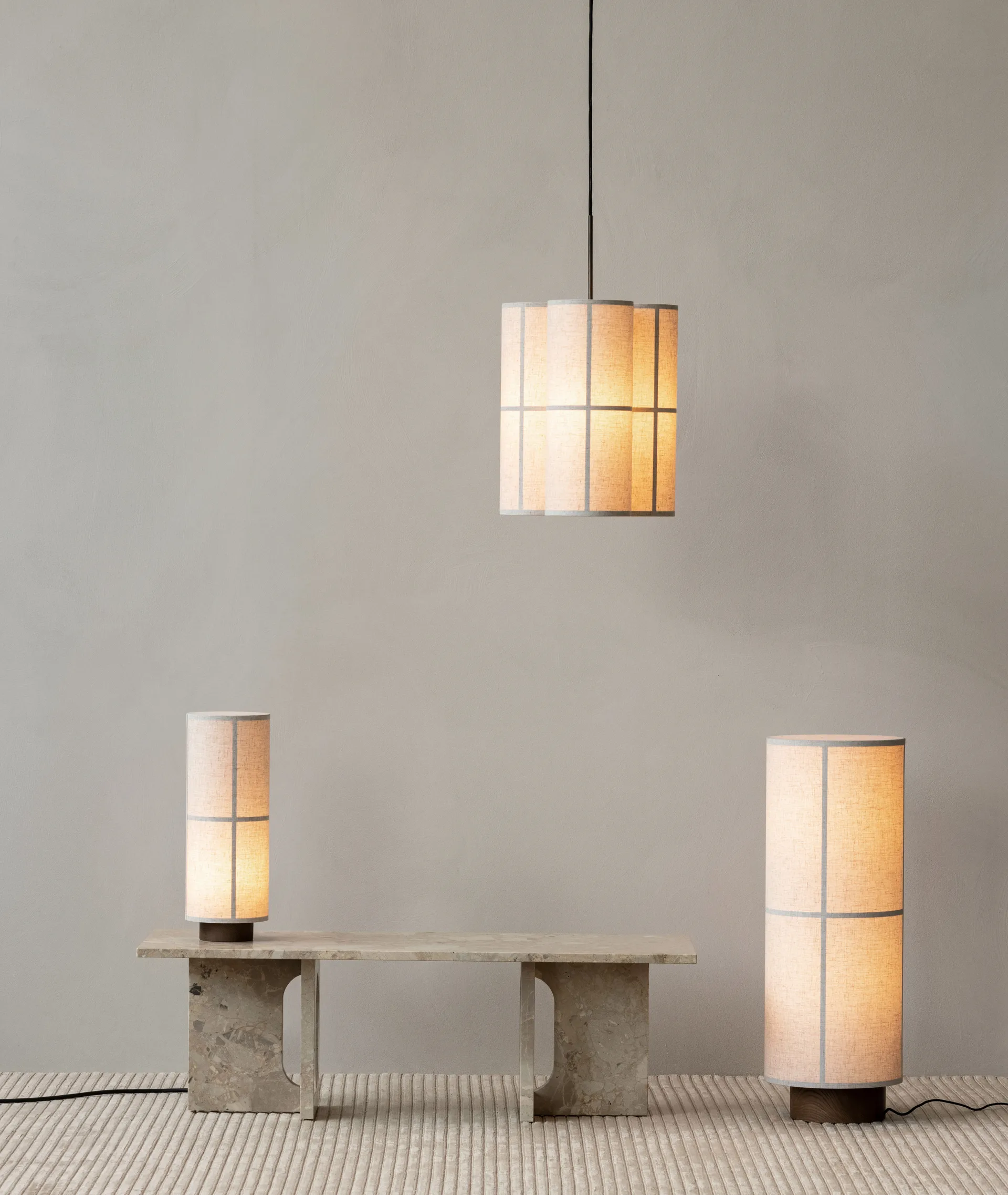Hashira Cluster pendant lamp raw, 45 cm Audo Copenhagen