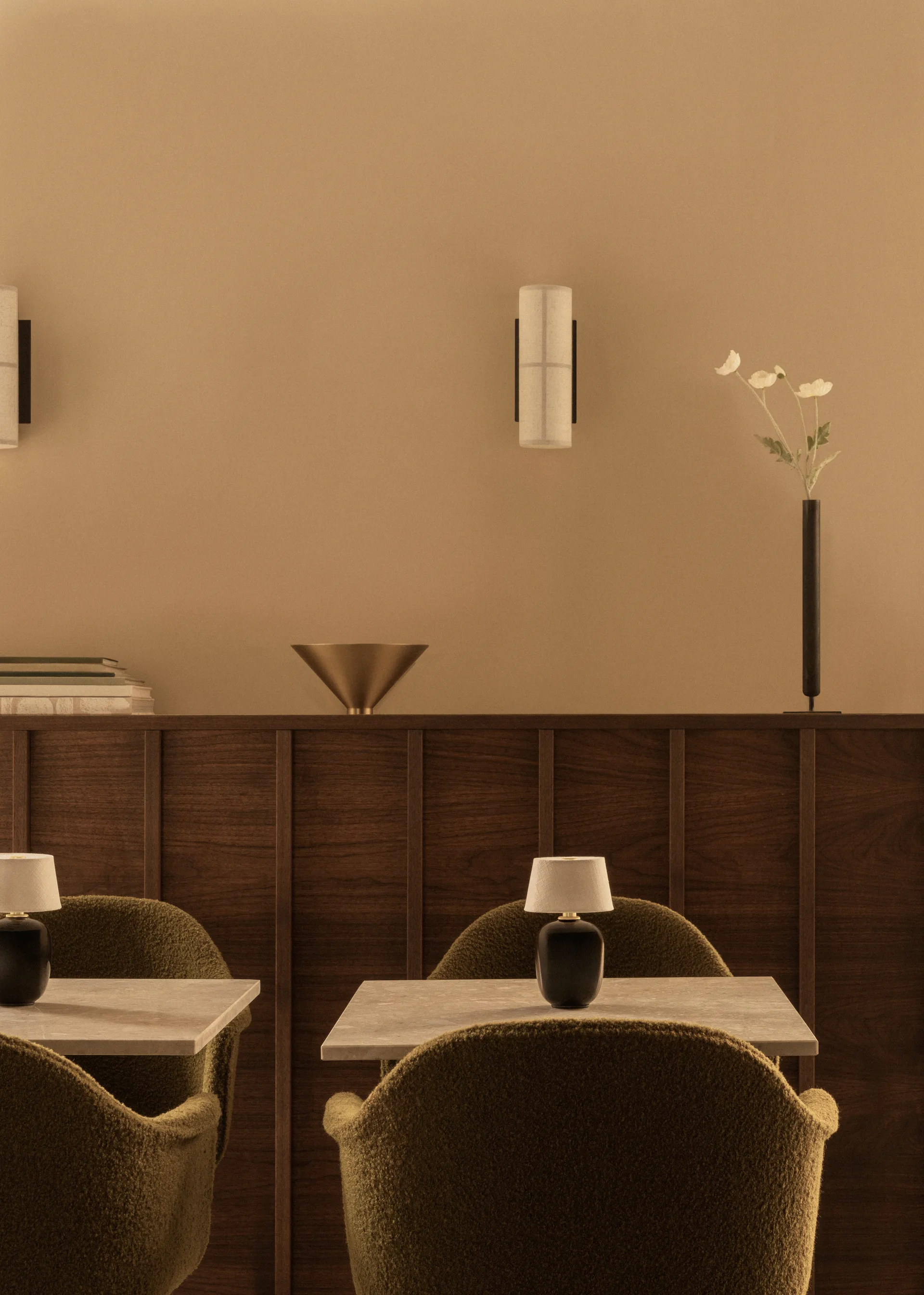 Hashira wall lamp Ø10 cm, Raw Audo Copenhagen