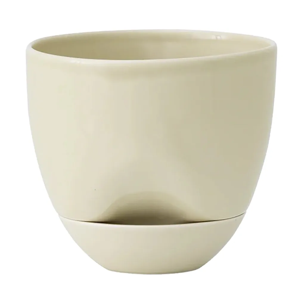 Hydrous flower pot Ø12 cm, Ashen Audo Copenhagen
