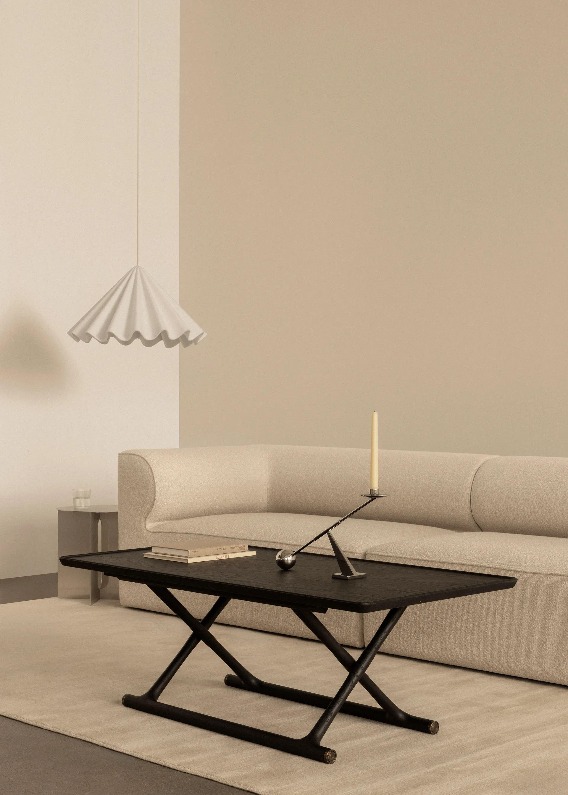 Interconnect candlestick 42,5 cm, Stainless steel Audo Copenhagen