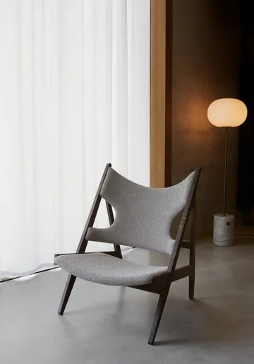 JWDA floor lamp - Carrara marble-bronzed brass, 130 cm - Audo Copenhagen