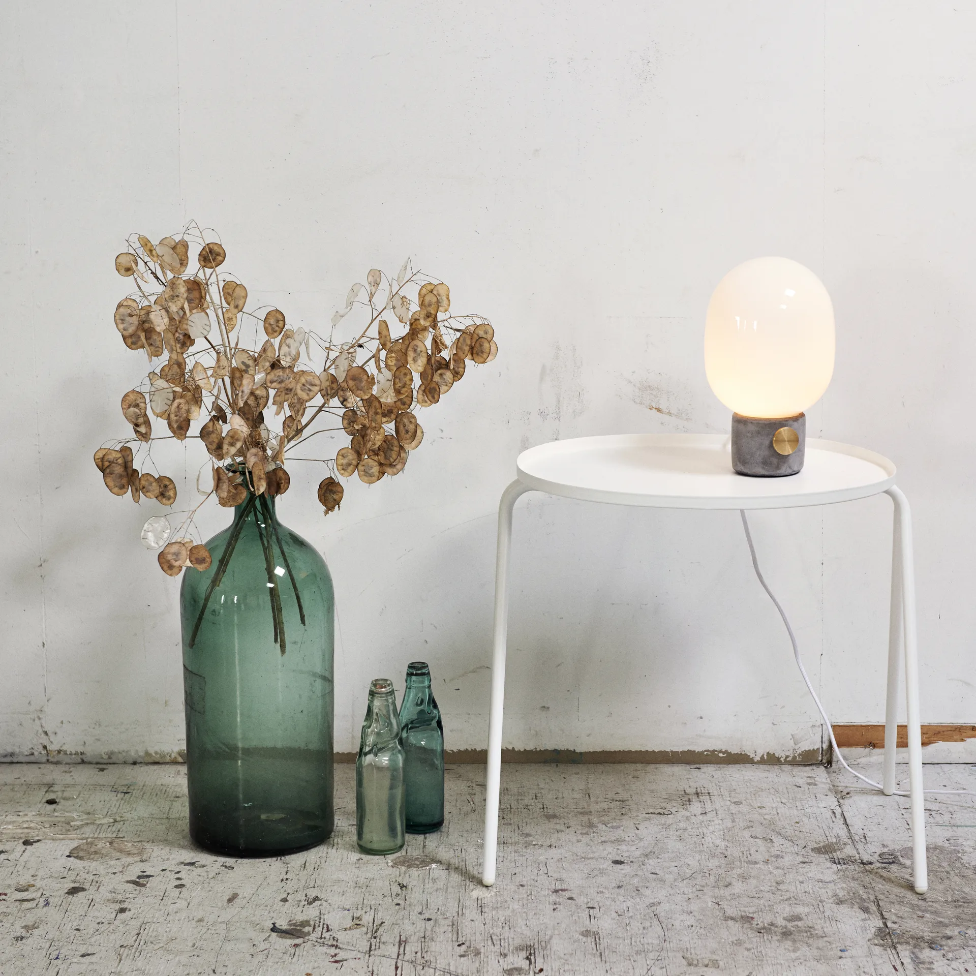 JWDA replacement glass table lamp, Shiny Audo Copenhagen