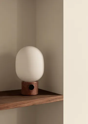 JWDA table lamp - Red travertine, Large - Audo Copenhagen