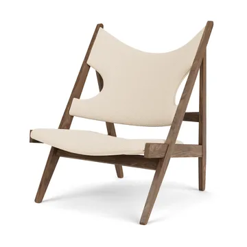 Knitting lounge chair - Walnut-Logan Jasmine - Audo Copenhagen