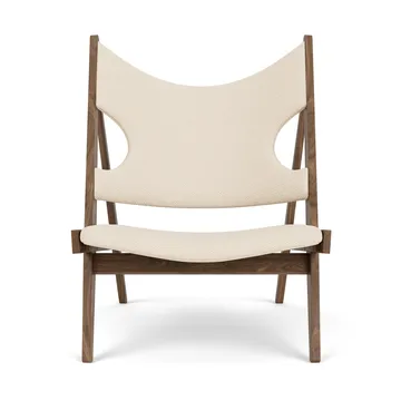 Knitting lounge chair - Walnut-Logan Jasmine - Audo Copenhagen