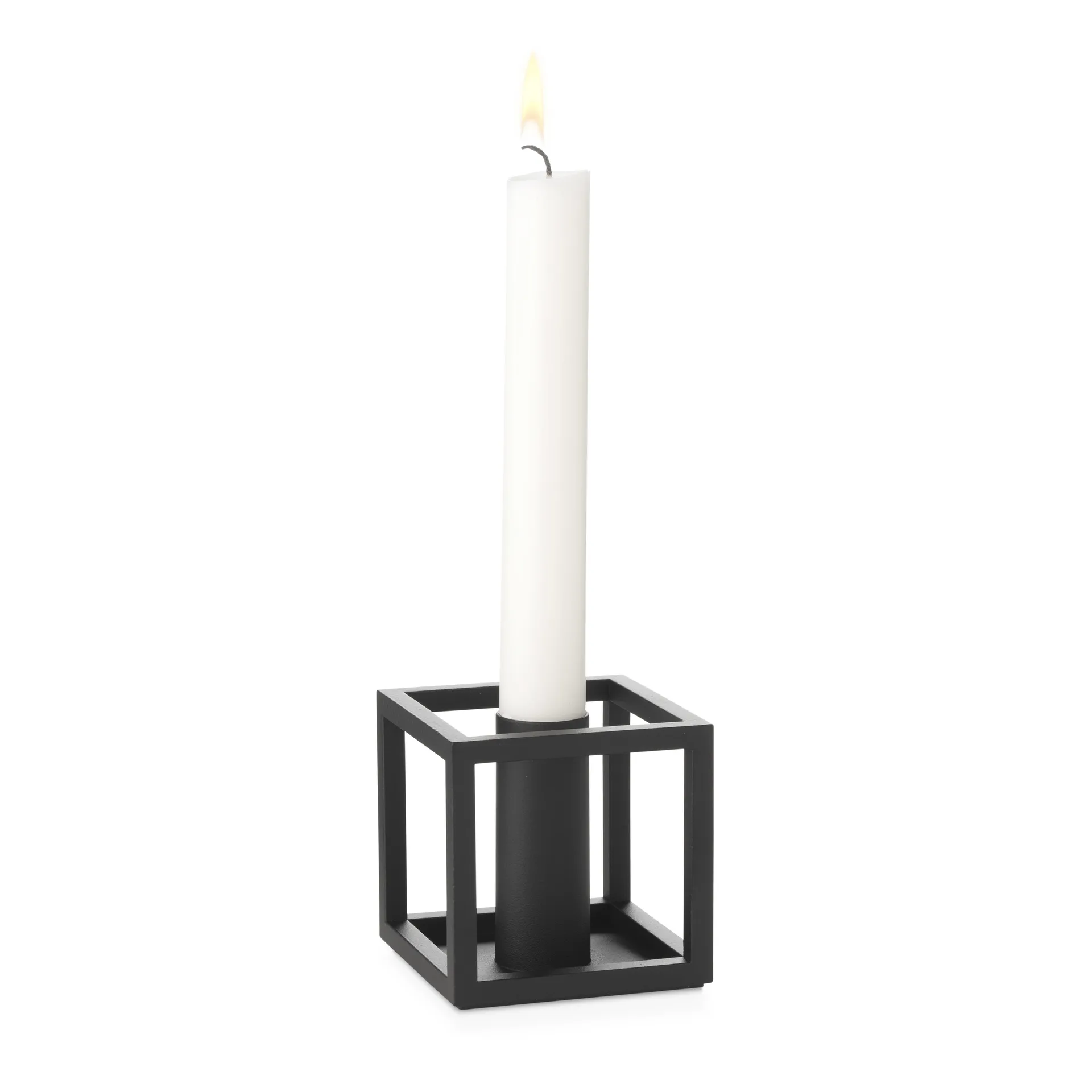Kubus 1 candle holder, black Audo Copenhagen