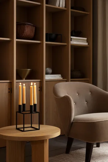 Kubus 4 candle holder - black - Audo Copenhagen