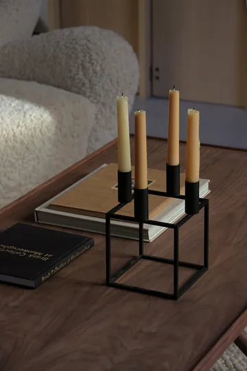 Kubus 4 candle holder - black - Audo Copenhagen