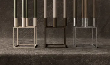 Kubus 4 candle holder - Olive - Audo Copenhagen