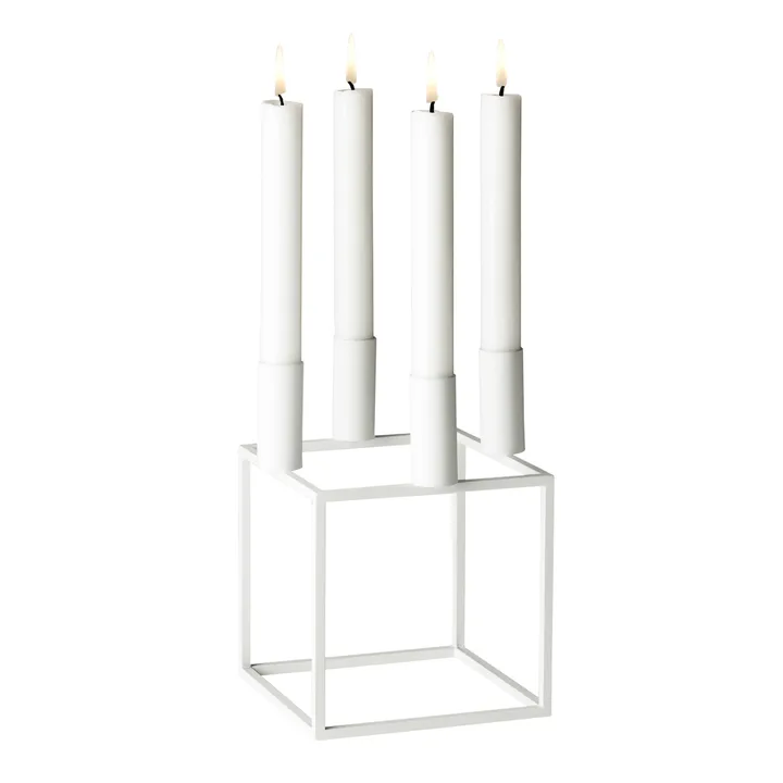 Kubus 4 candle holder - white - Audo Copenhagen