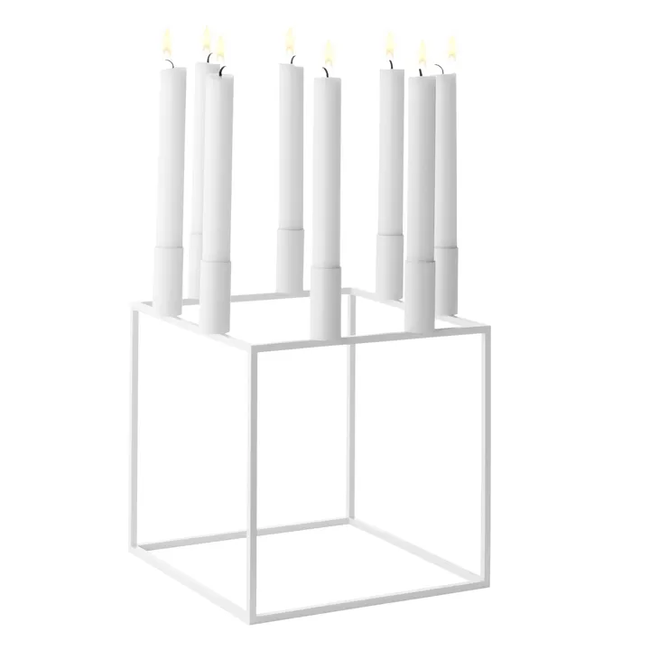 Kubus 8 candle holder - white - Audo Copenhagen