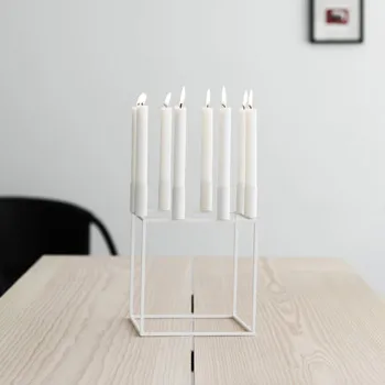 Kubus 8 candle holder, white Audo Copenhagen