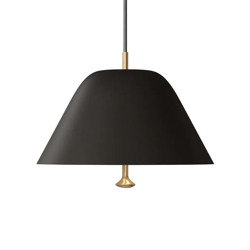 Levitate pendant lamp Ø28 cm, black-brass Audo Copenhagen