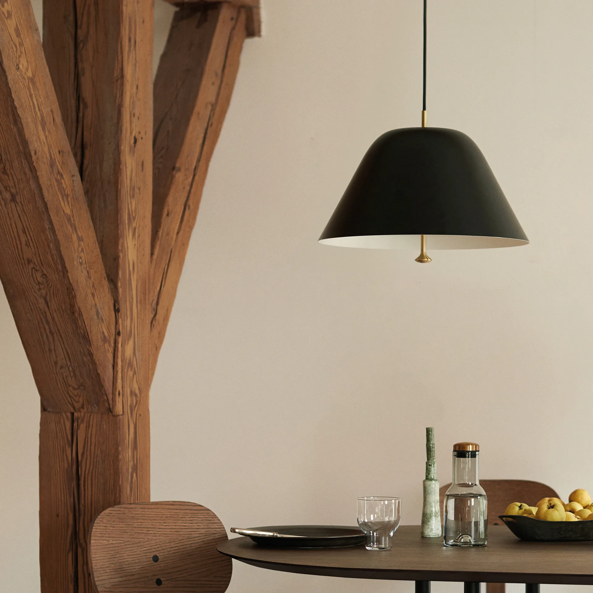 Levitate pendant lamp Ø40 cm, black-brass Audo Copenhagen