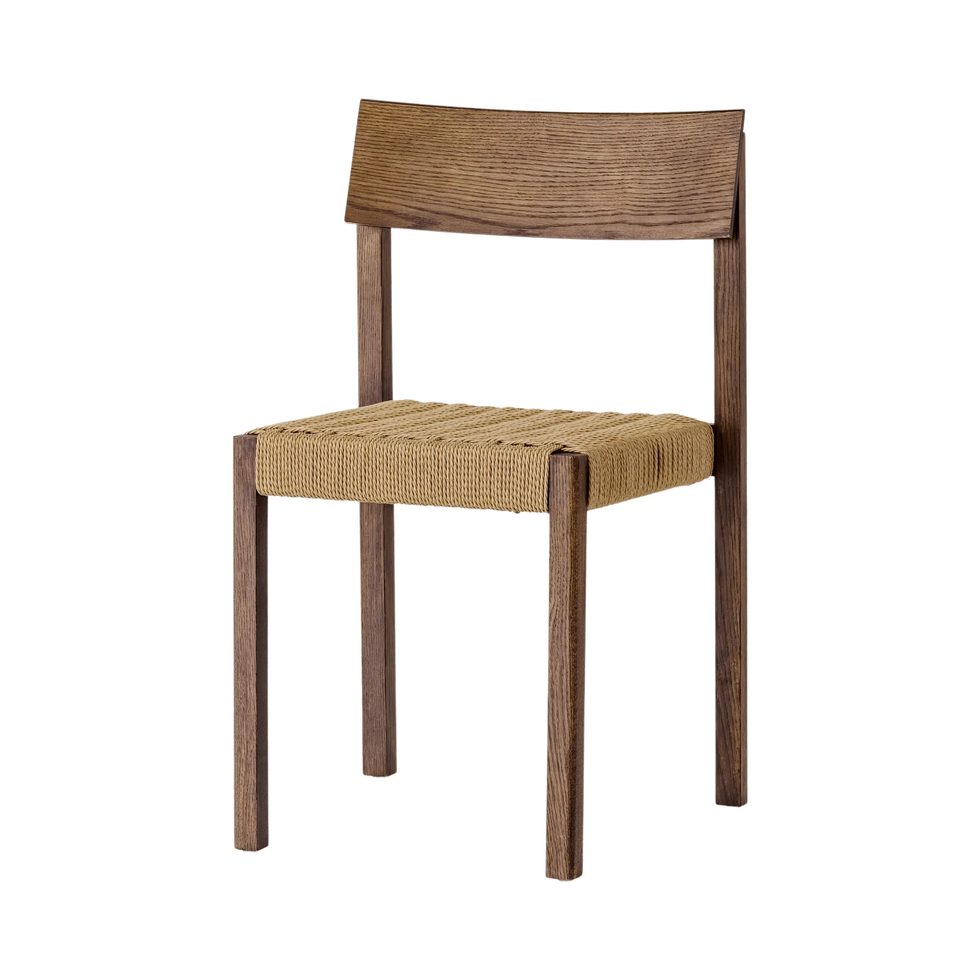 Mauro chair, Dark stained oak-paper cord Audo Copenhagen