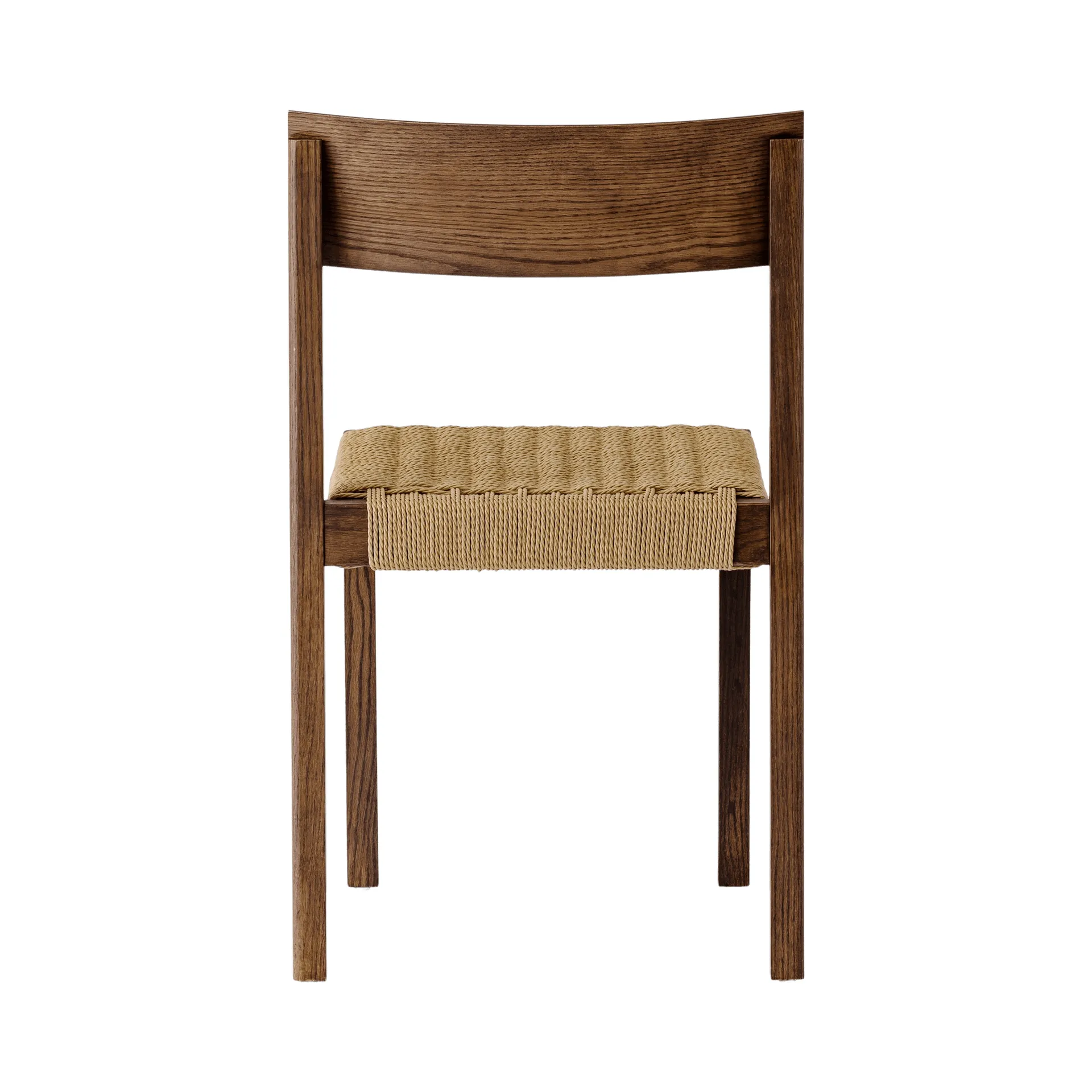 Mauro chair, Dark stained oak-paper cord Audo Copenhagen