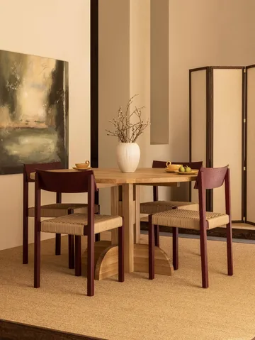 Mauro chair - Dark stained oak-paper cord - Audo Copenhagen