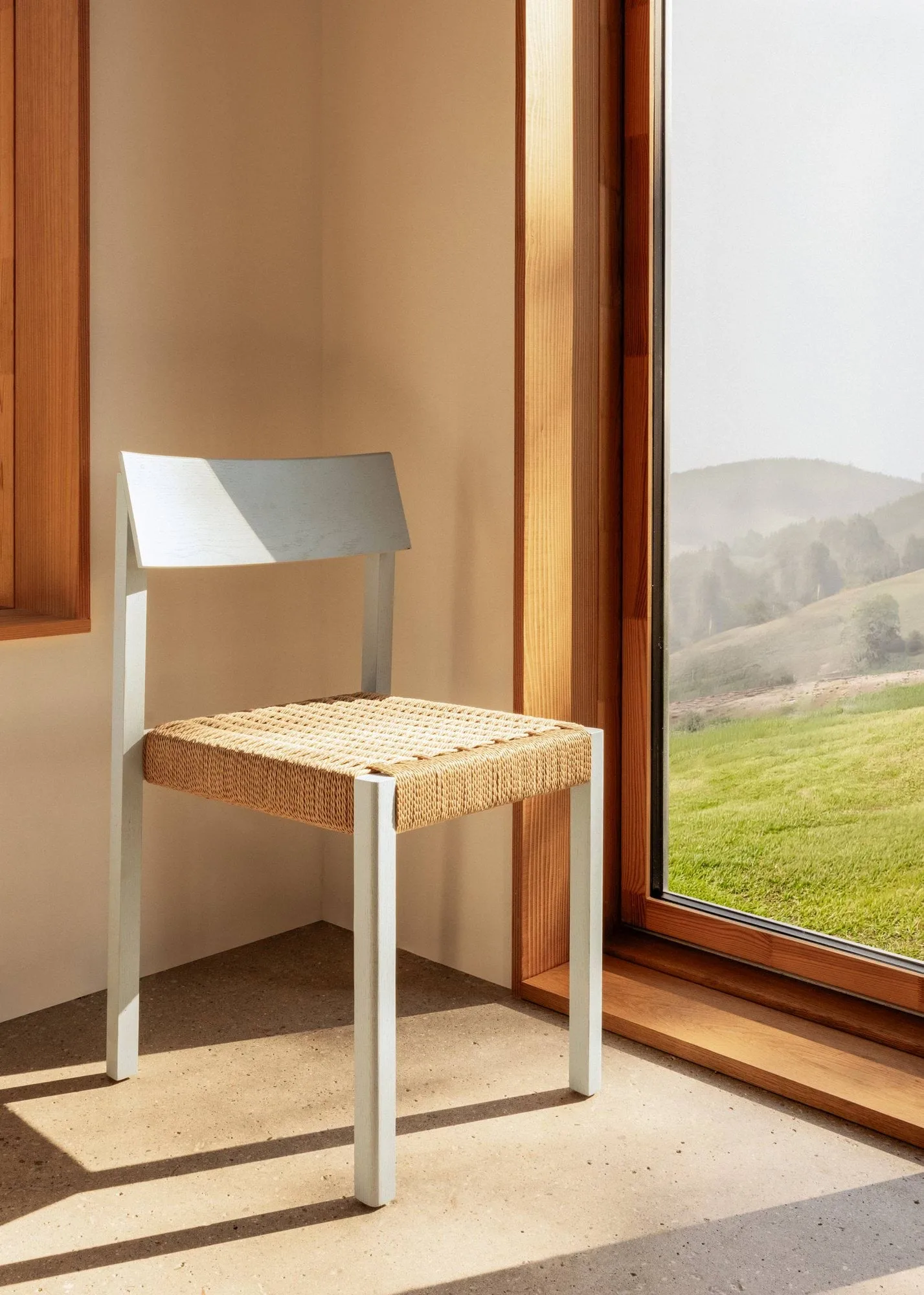 Mauro chair, Dark stained oak-paper cord Audo Copenhagen