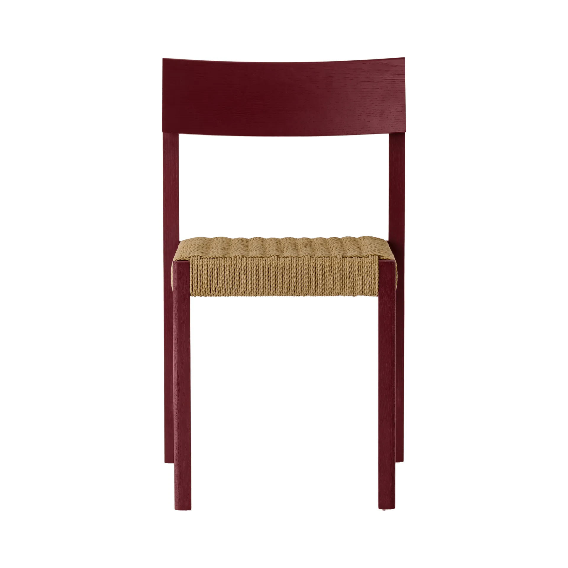 Mauro chair, French red oak-paper cord Audo Copenhagen