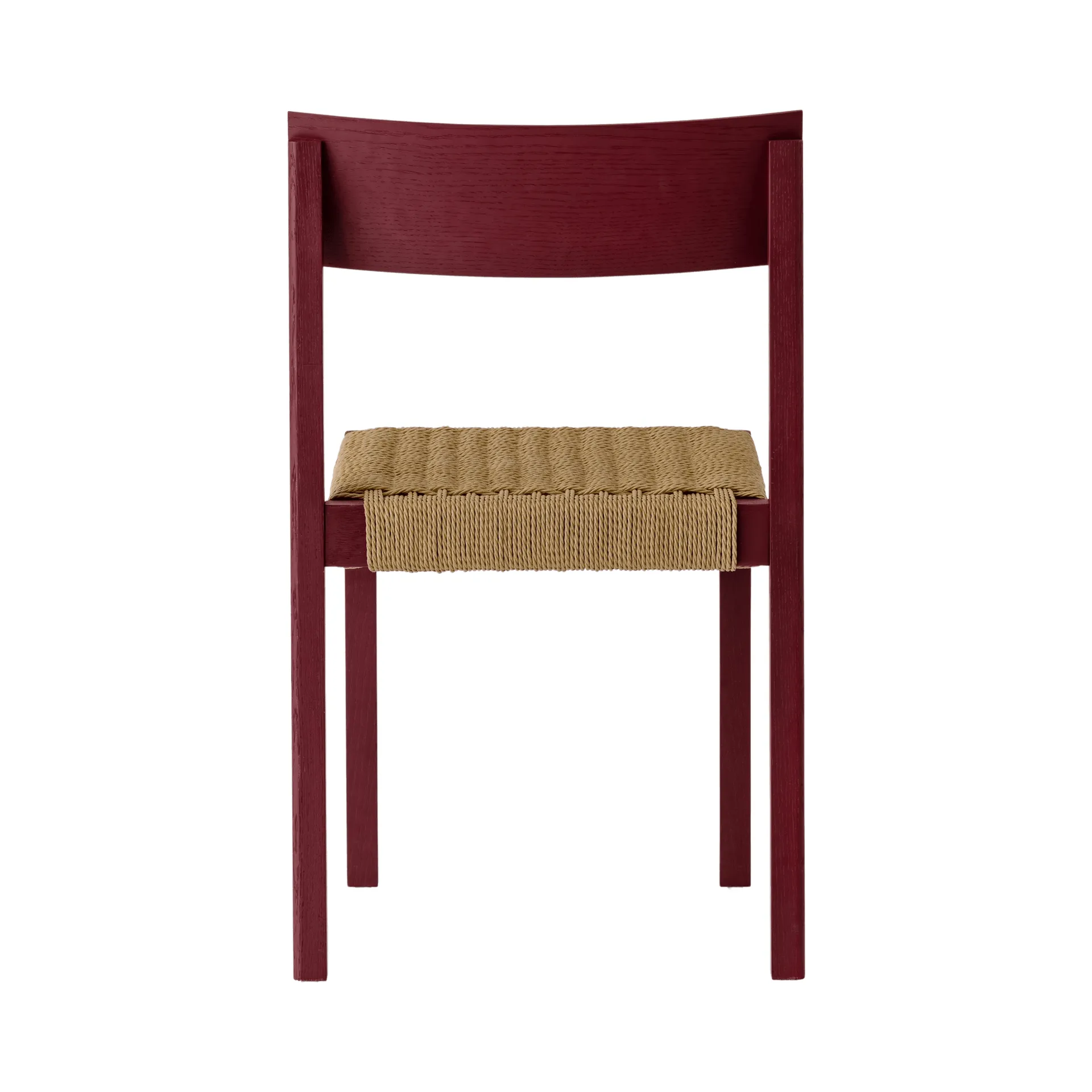 Mauro chair, French red oak-paper cord Audo Copenhagen