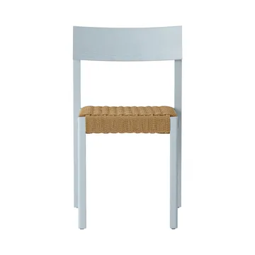 Mauro chair - Linen blue oak-paper cord - Audo Copenhagen