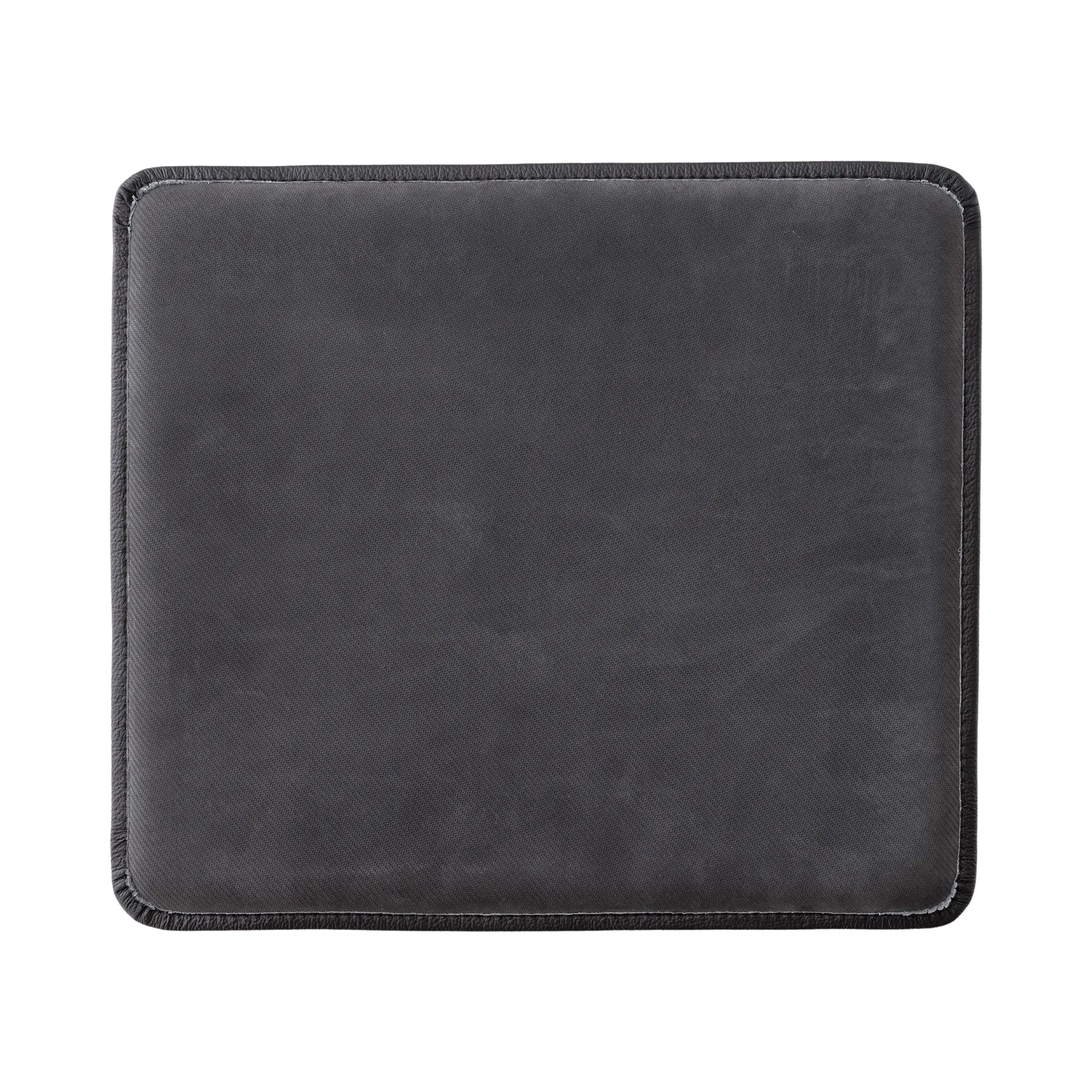 Mauro seat cushion for chair, Leather Madras Black Audo Copenhagen